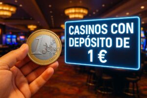Casinos con depósito mínimo de 1 euro: los mejores en marzo de 2026