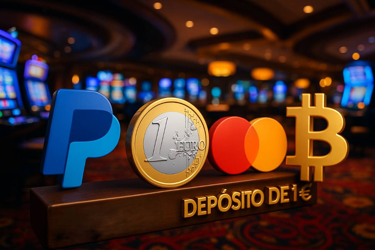 Los casinos con depósito mínimo de 1 € aceptan múltiples métodos de pago