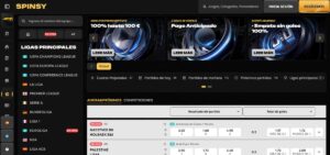 spinsy una de las casas de apuestas con mejores cuotas con apuestas deportivas con futbol y baloncesto