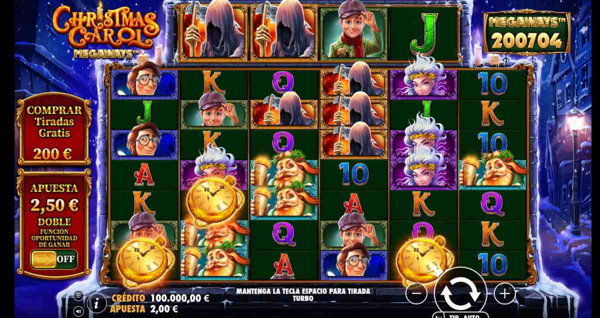 Christmas Carol Megaways permite obtener premios más elevados