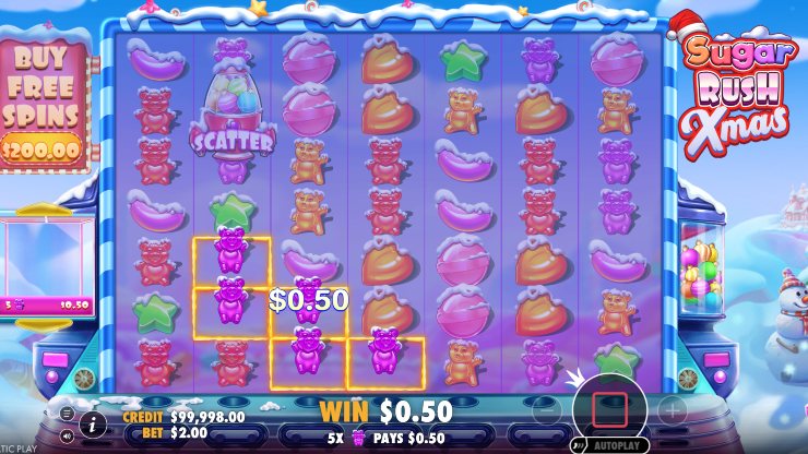 Sugar Rush Xmas slot de Navidad