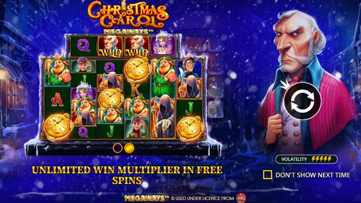 Christmas Carol Megaways - mejores slot de Navidad