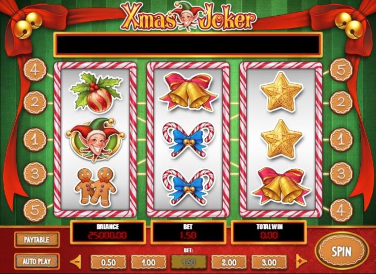 Xmas Joker Slot está entre las mejores tragaperras de Navidad