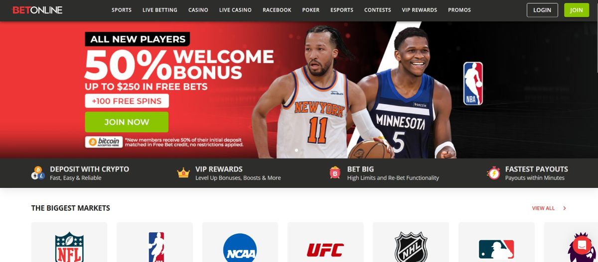 BetOnline - La mejor casa de apuestas en TX