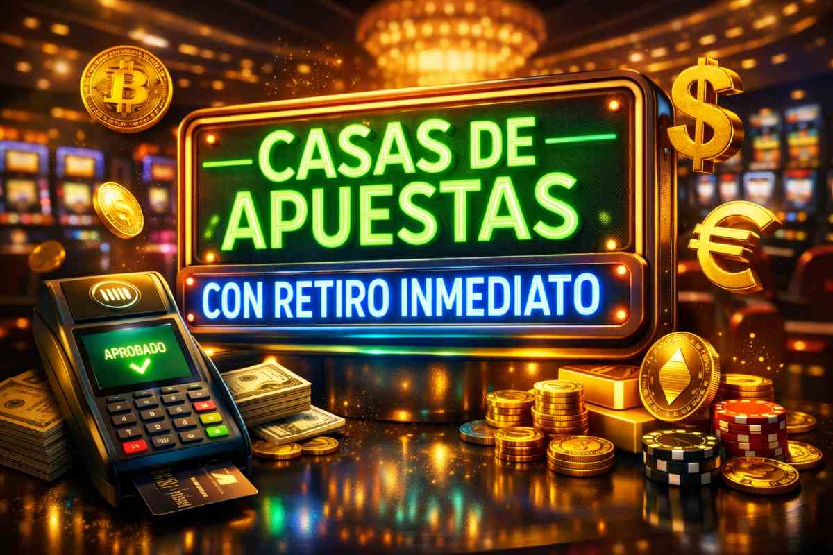 Casas de apuestas con retiro inmediato - Las mejores en 2026