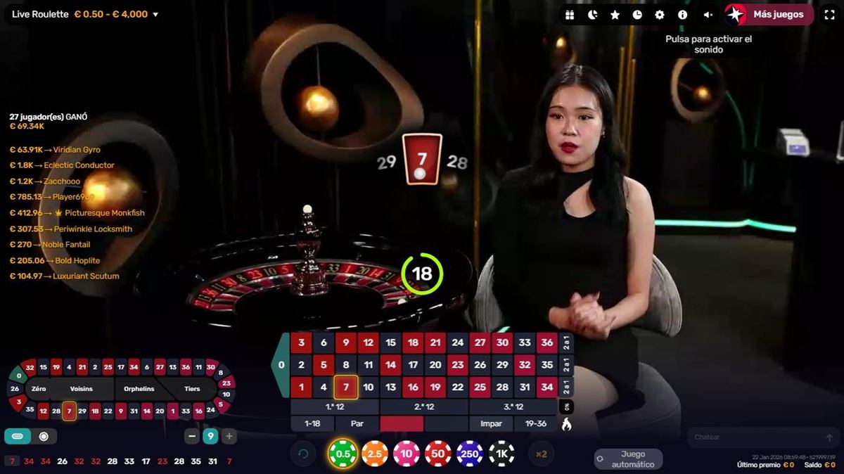 ruleta mejores casinos online peru