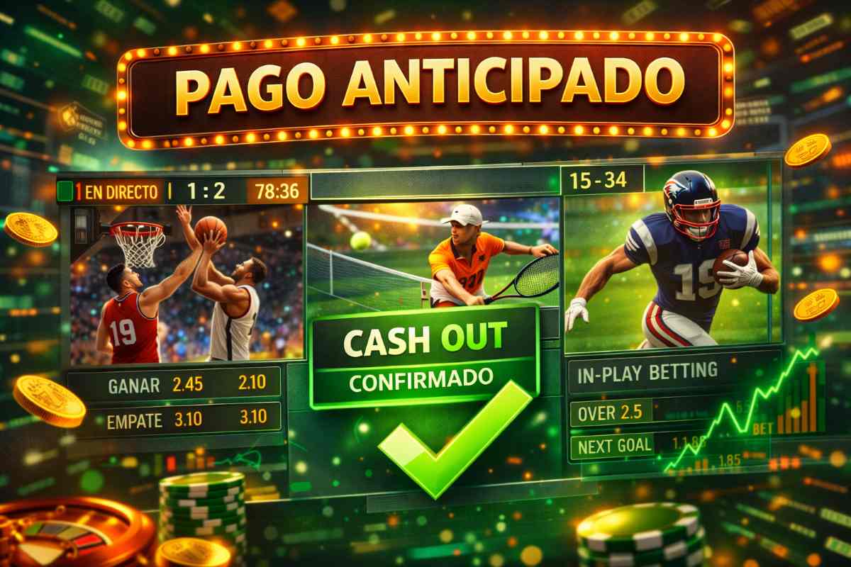Las mejores casas de apuestas con Cash Out permiten solicitar pagos anticipados