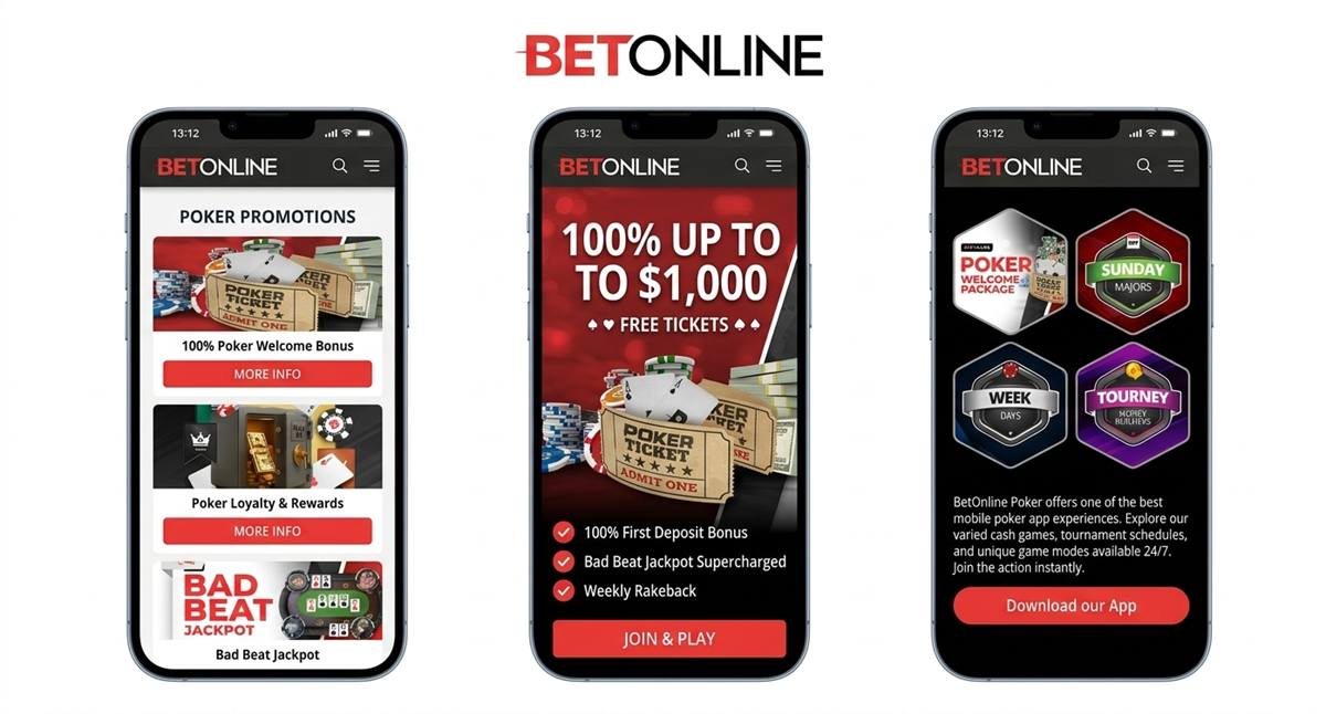 Análisis de los mejores sitios con juegos de poker online - BetOline