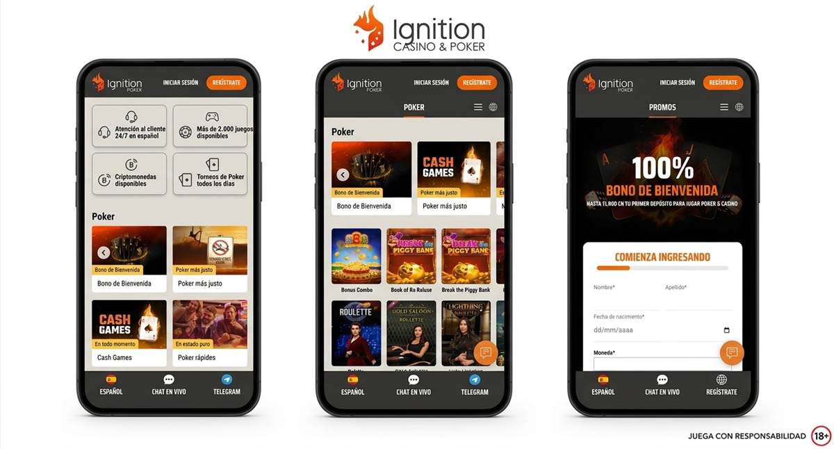 Mejores casinos online para jugar desde Texas - Igniton