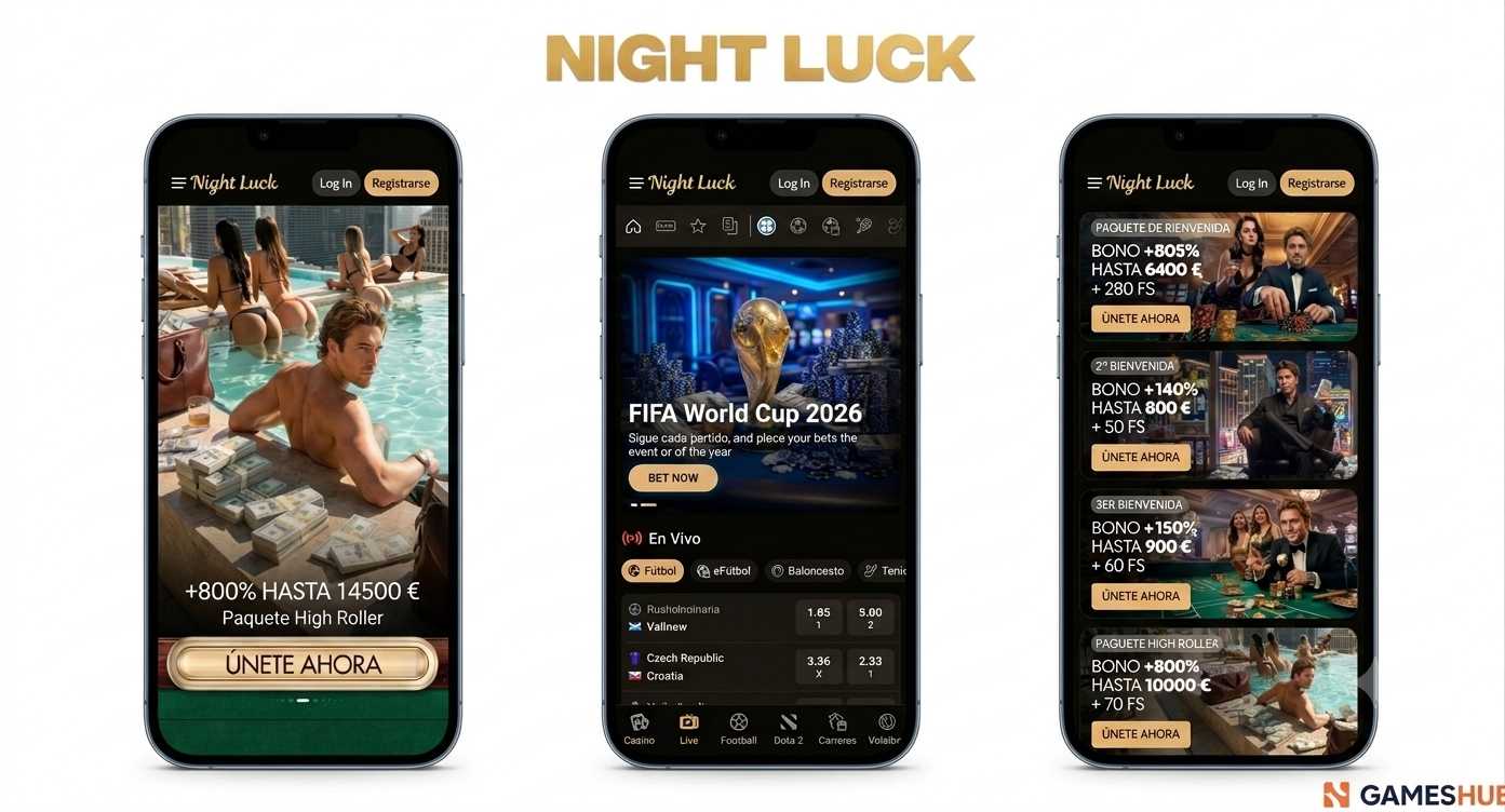 Encuentra el mejor sitio de apuestas para jugar desde España - Night Luck