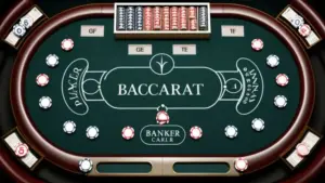 baccarat pöytä