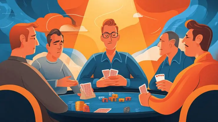 bluffaaminen pokeripöydässä