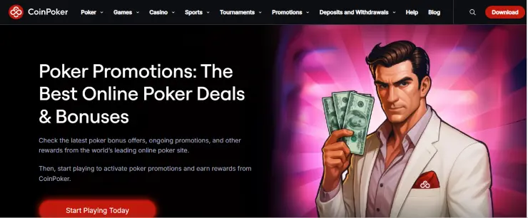 coinpoker pokeribonukset