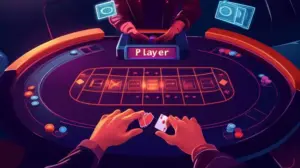 mitä baccarat on - baccarat pelin pöytä ja pelimerkit