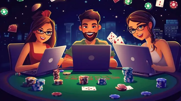 nettipokeri vs live pokeri