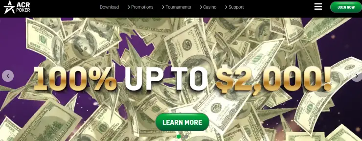 ACR Poker wtusivu tarjous