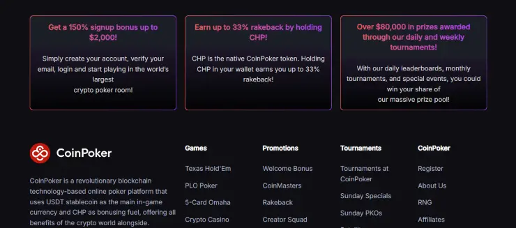 coinpoker rakeback bonukset