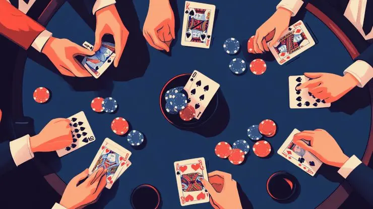 omaha pokerin kulku ja showdown