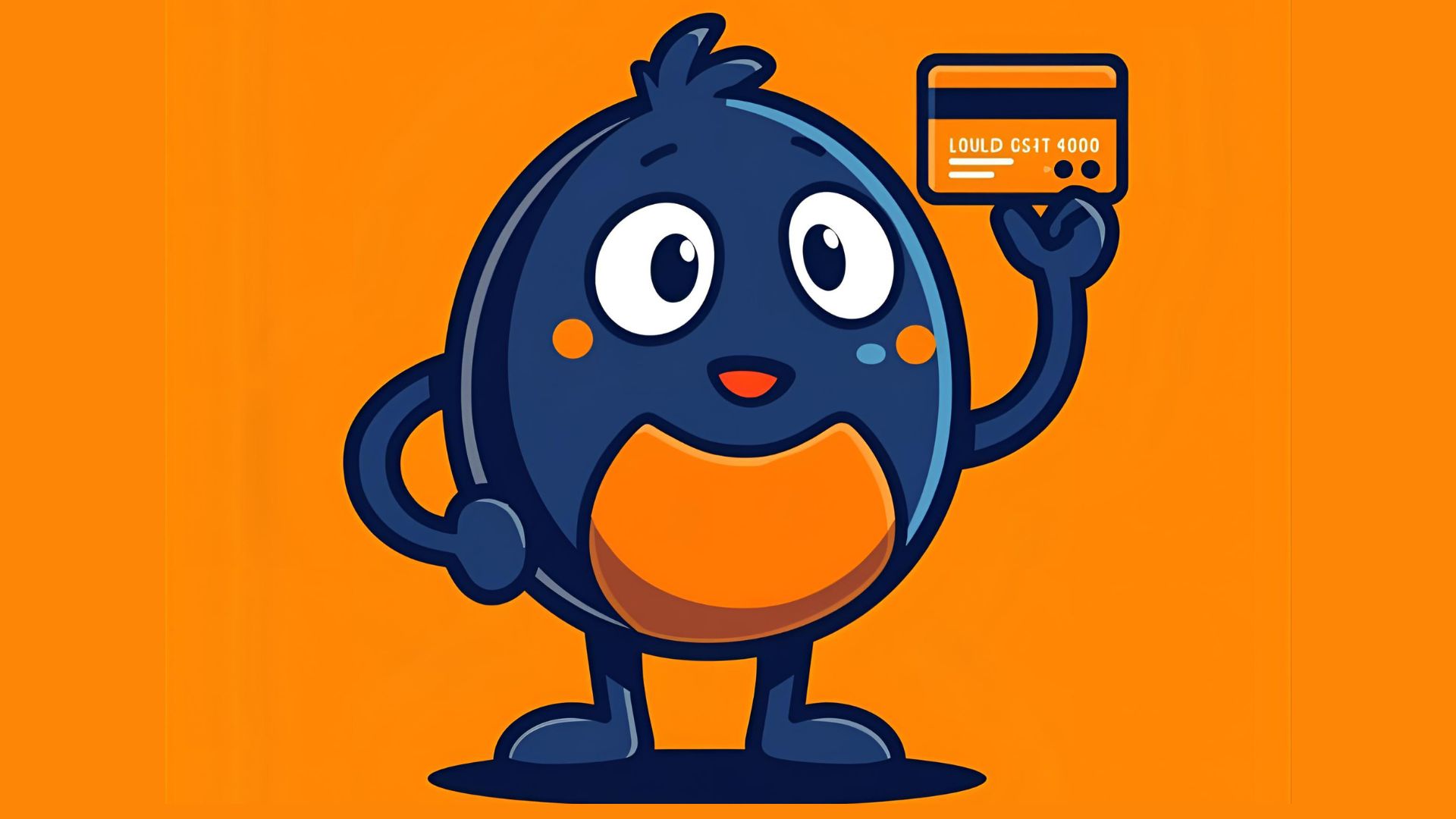 visa kasinot kuvituskuva hahmo pitelemässä korttia