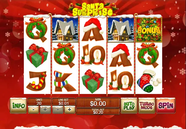 santa surprise jouluslotti