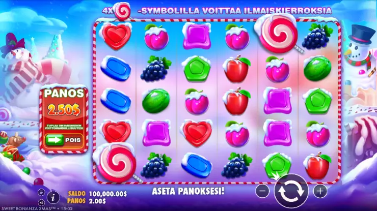 sweet bonanza xmas jouluslotti