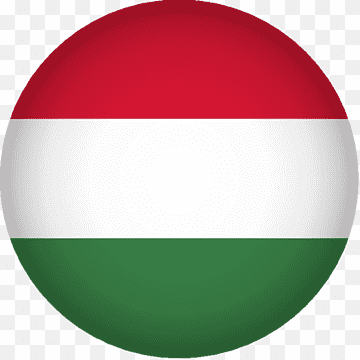 hungary flag round
