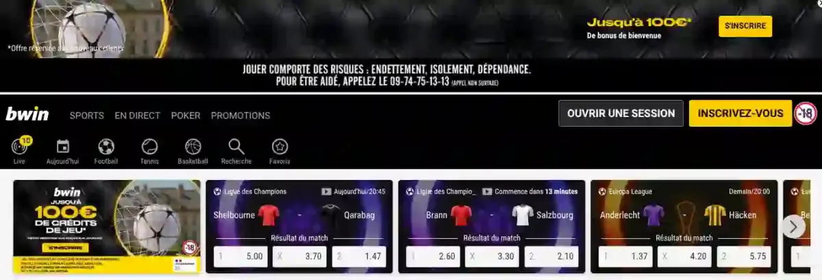 Bwin - casino retrait immédiat