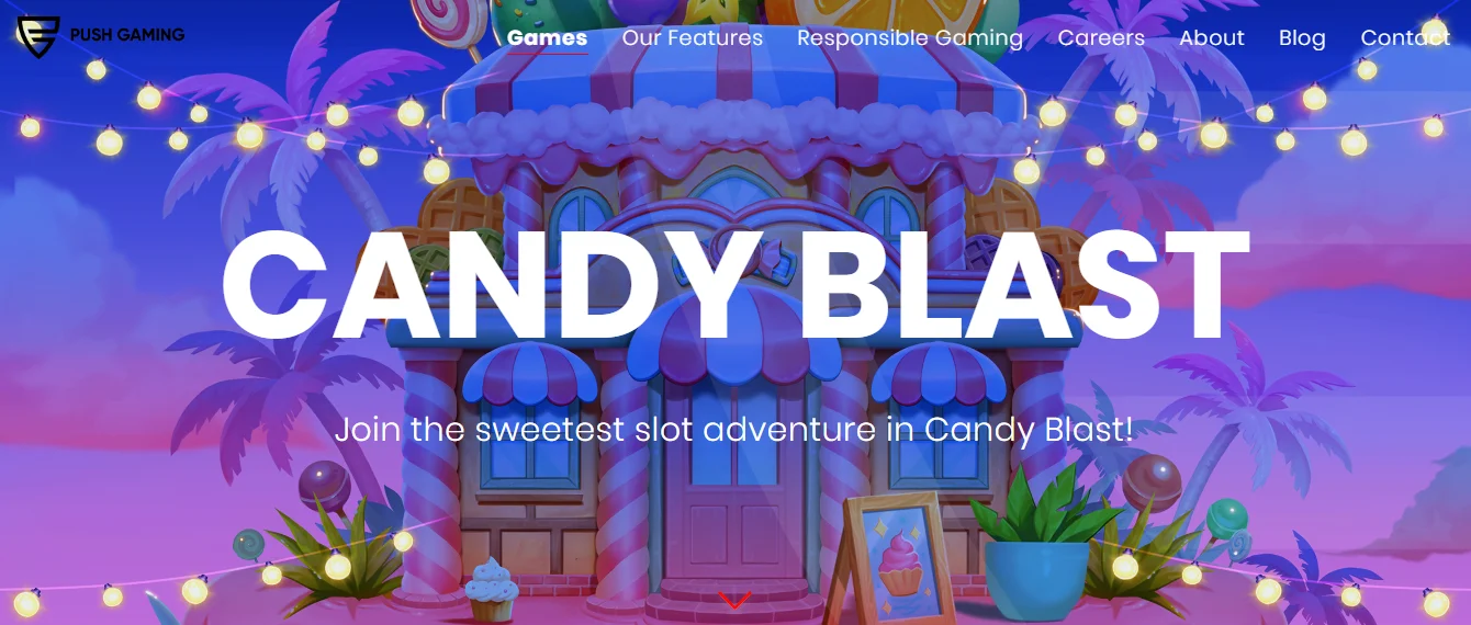 Candy Blast page d'accueil