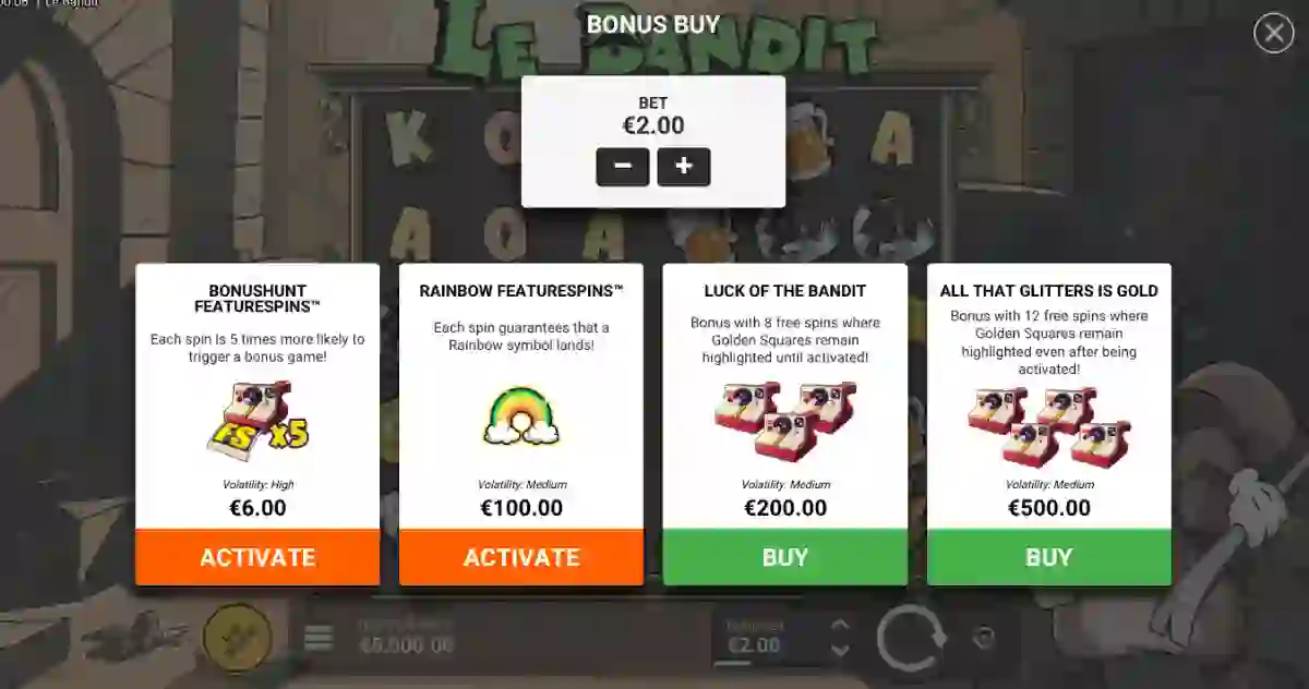 Le Bandit slot Demo Bonus Buy