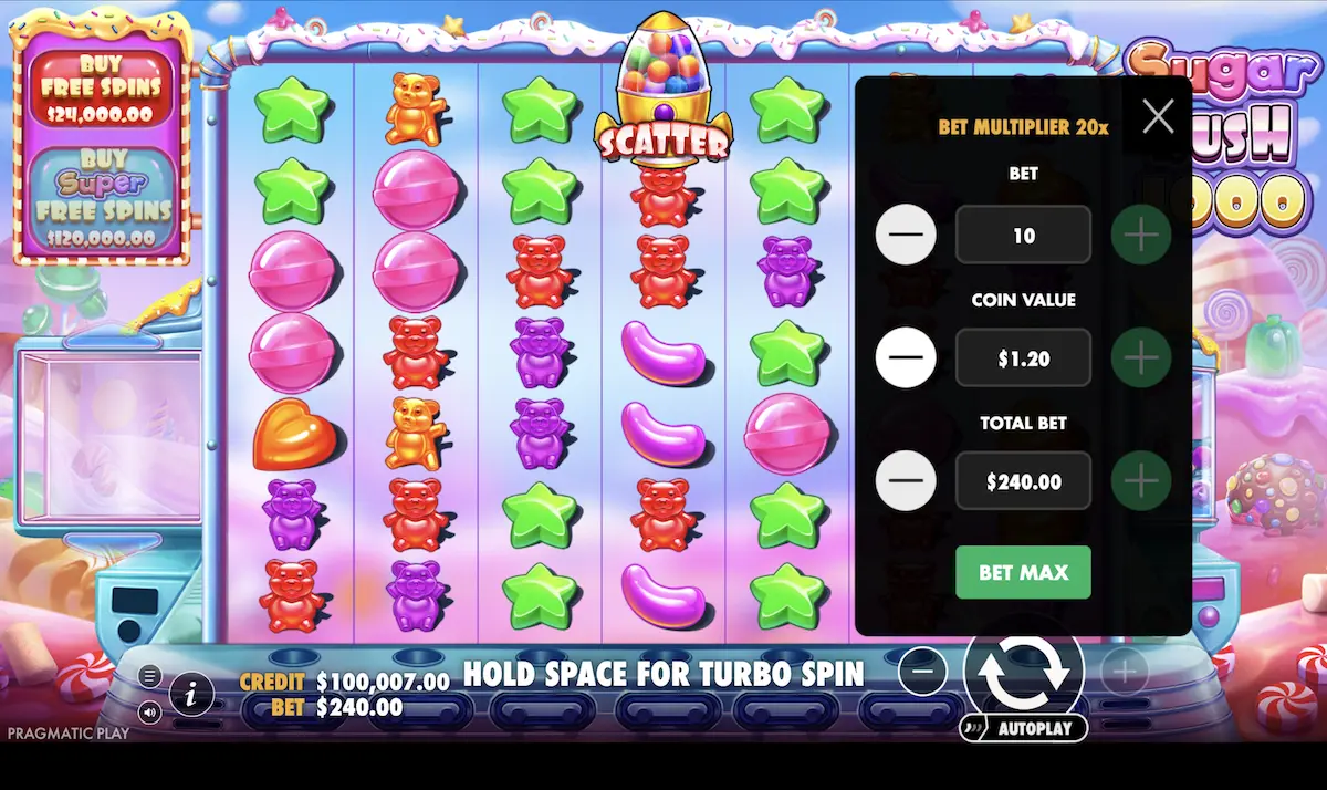 bet multipliers sugar rush 1000 gratuit