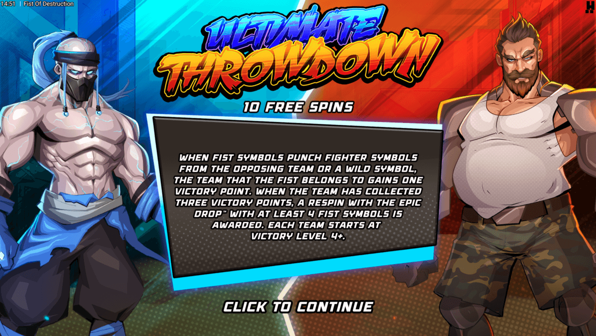 free spins fist of destruction