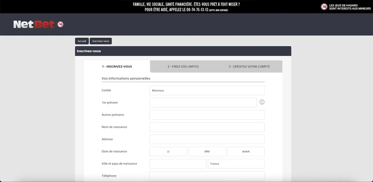 inscription casino en ligne fiable