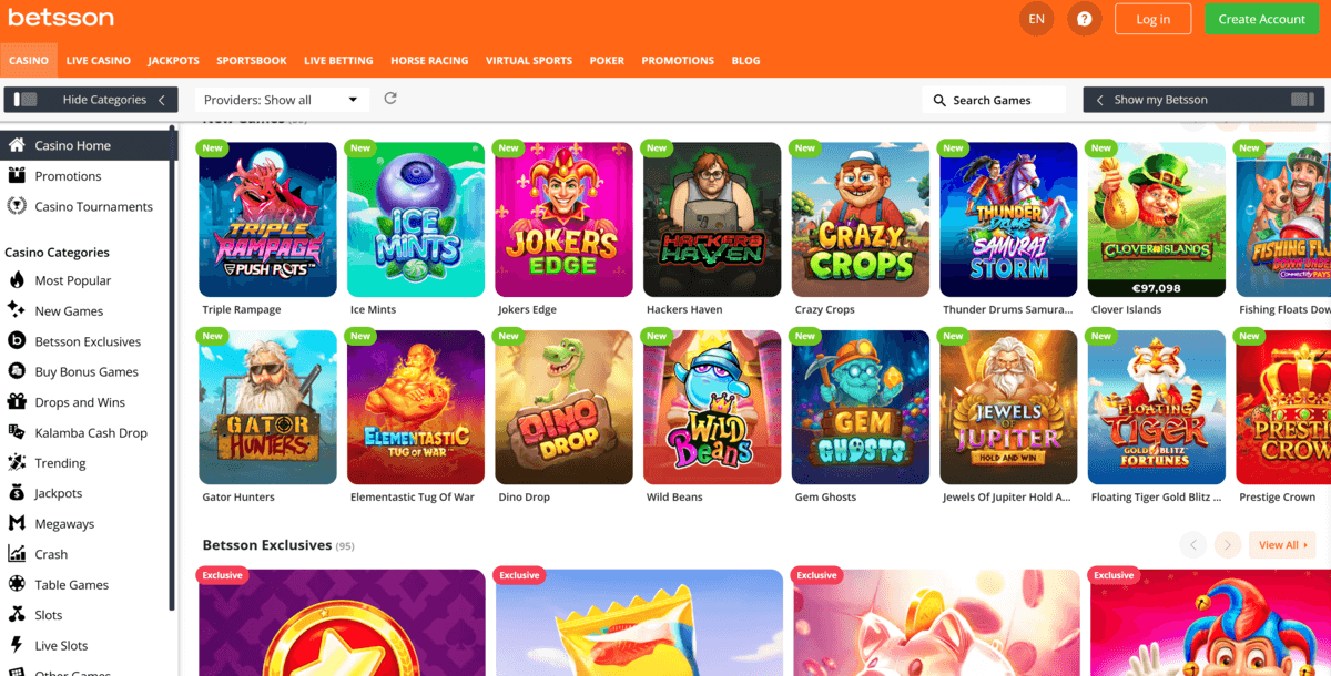 Jeux casino en ligne payant betsson