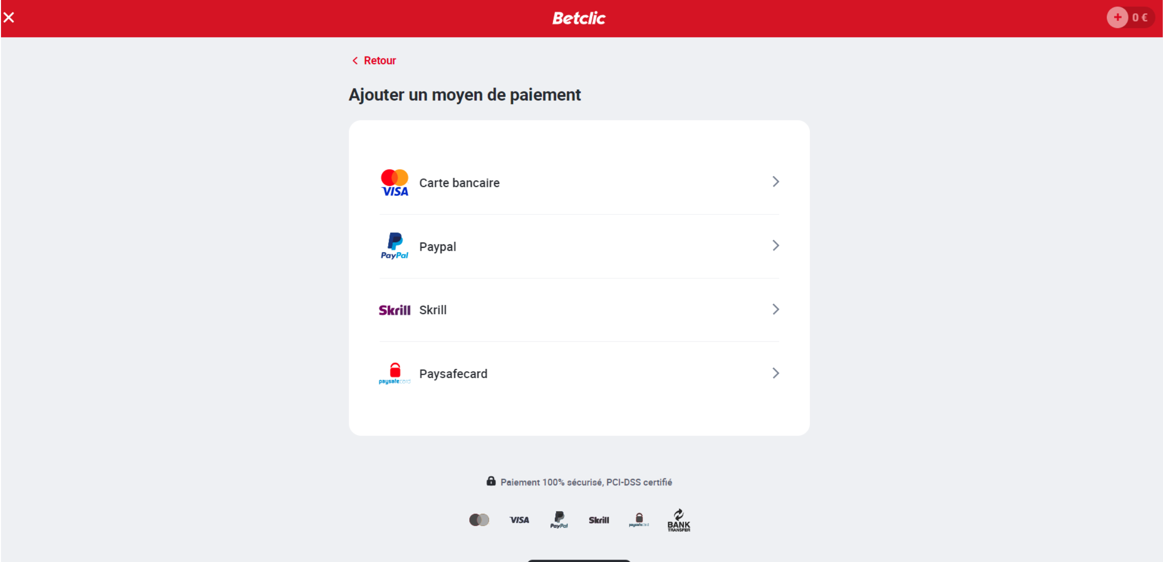 méthodes paiement casino en ligne immediat retrait