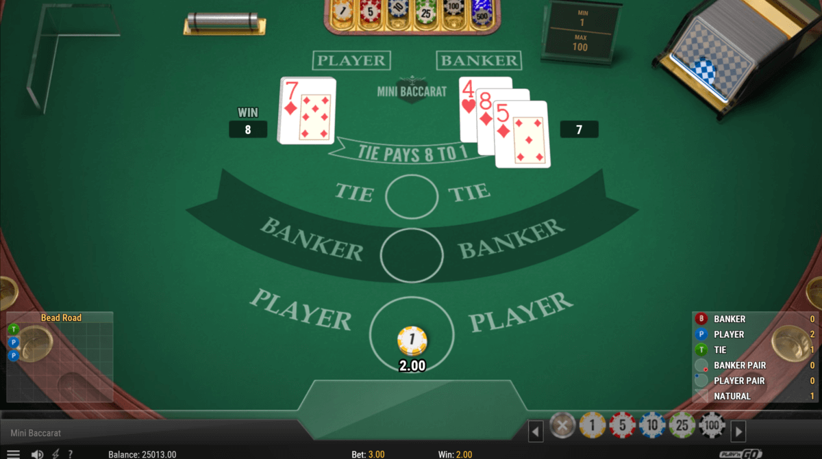 mini baccarat casino
