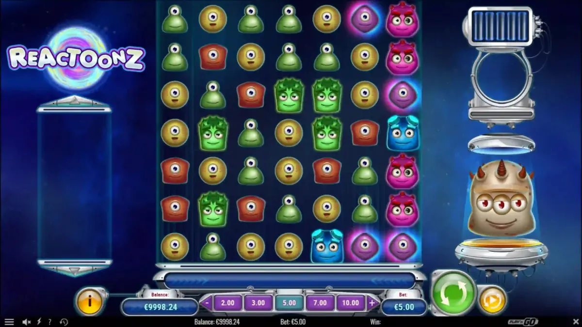 reactoonz slot machine a sous casino gratuit