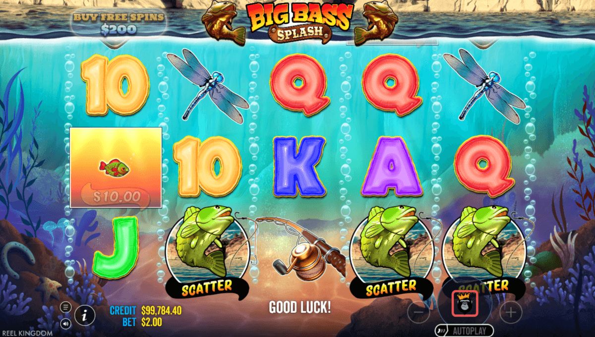 scatters Big Bass Splash free play