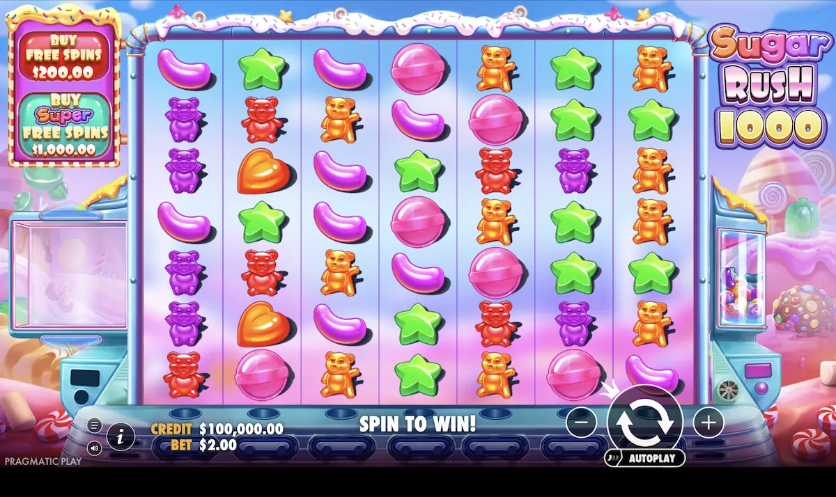 sugar rush 1000 demo