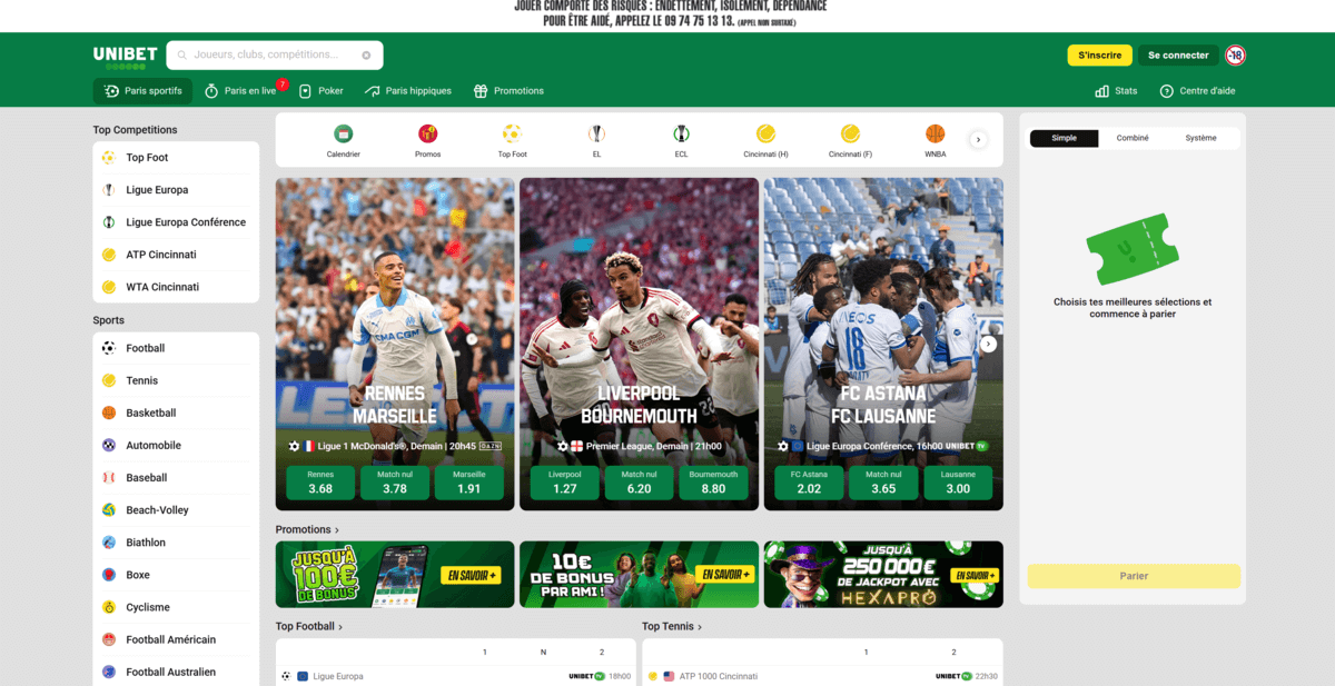 unibet Casino en Ligne le Plus Payant 2025