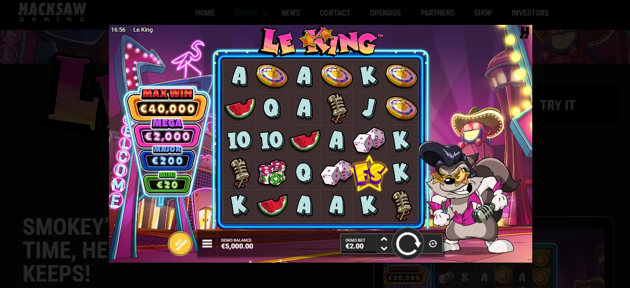 Le King slot jouer gratuitement