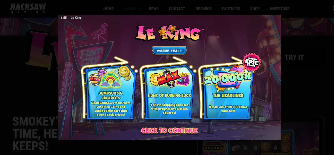 Le King slot jouer en ligne