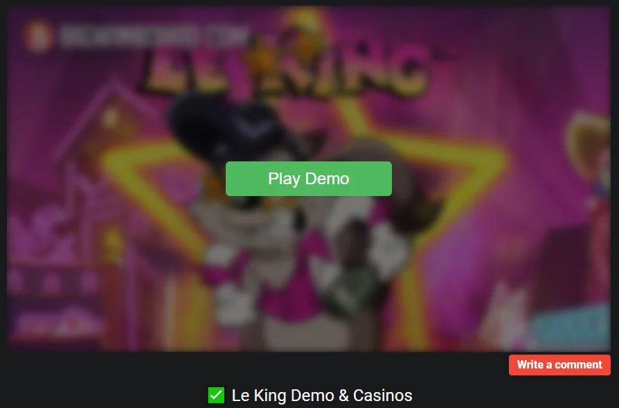 Le King Demo