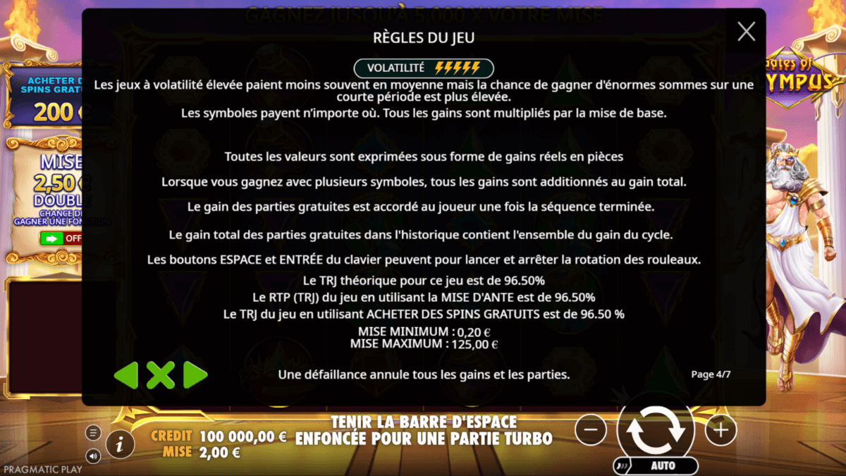 caractéristiques machines à sous gratuites