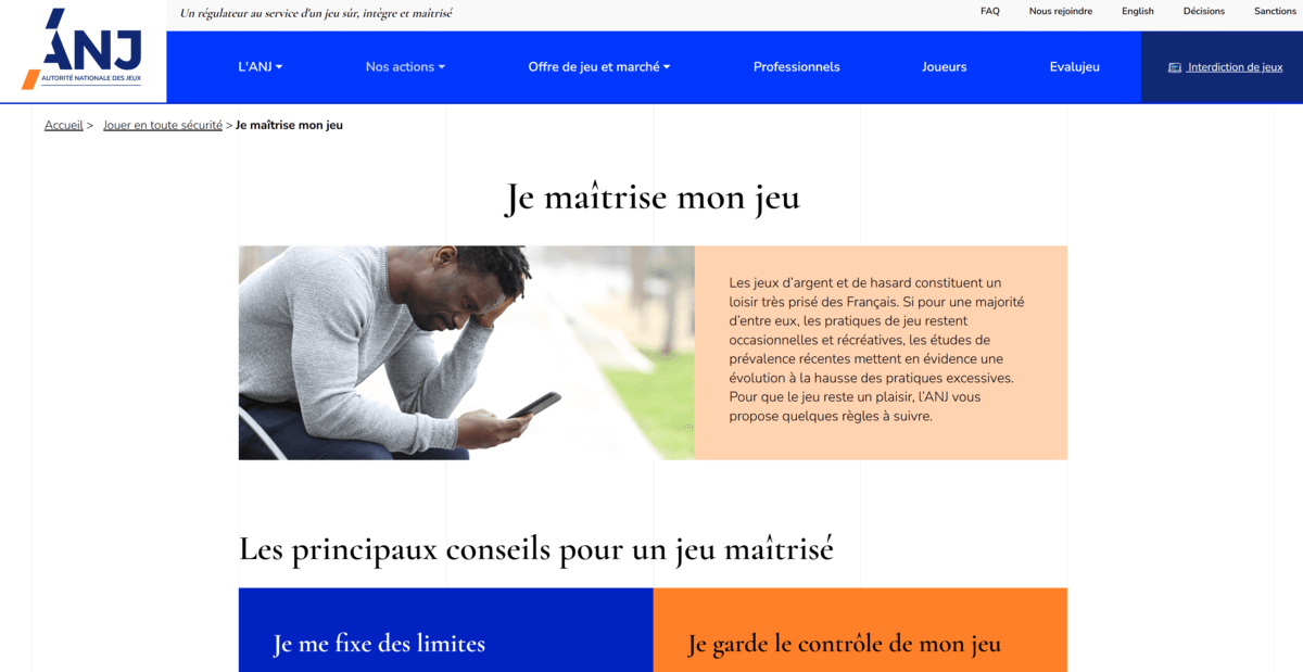 jeu responsable anj