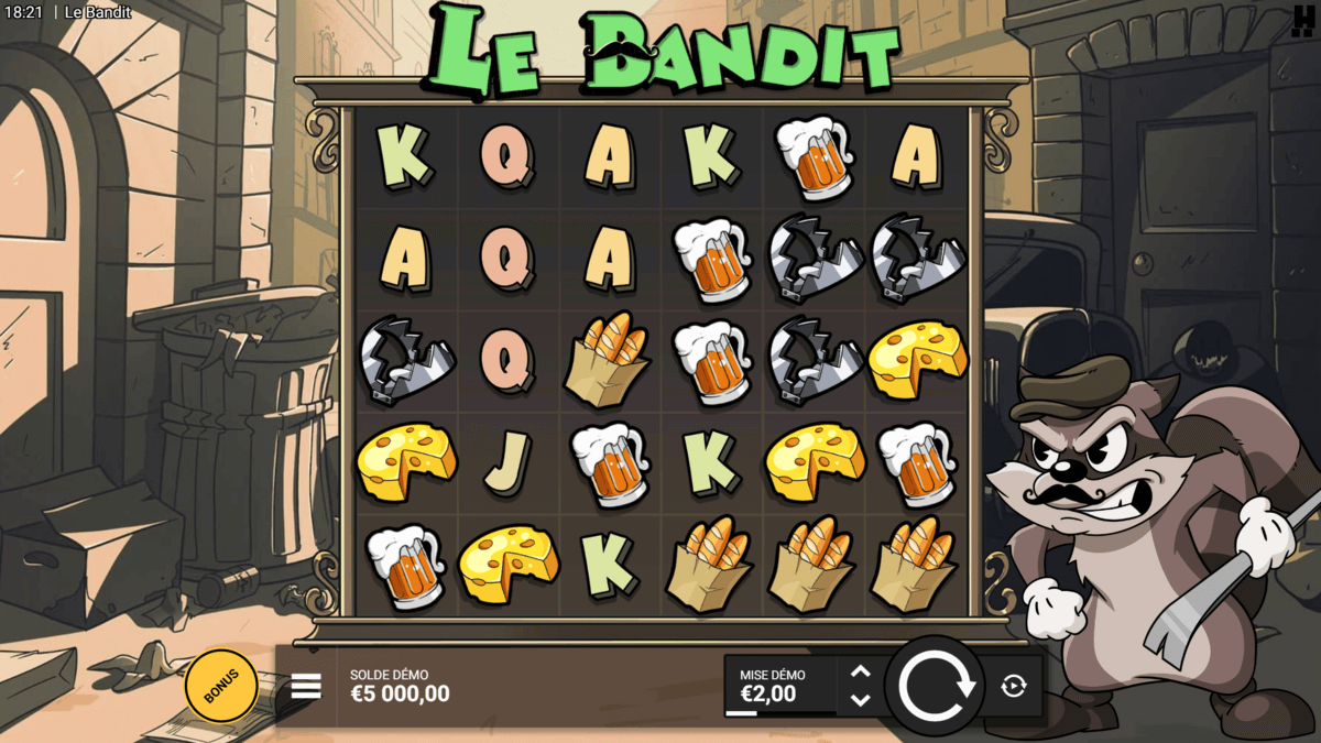 le bandit machine à sous gratuit