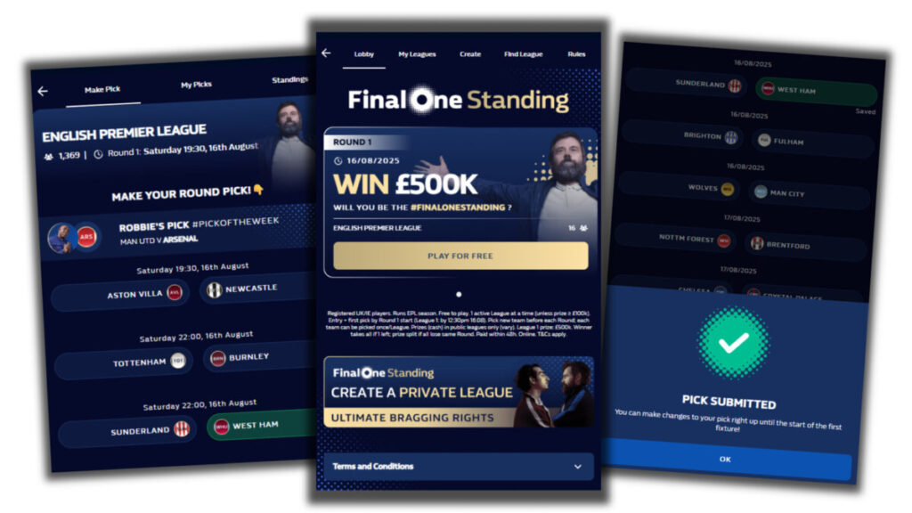 Final One Standing de William Hill