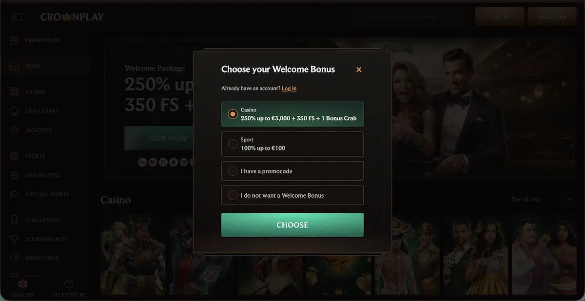 bonus casino en ligne suisse