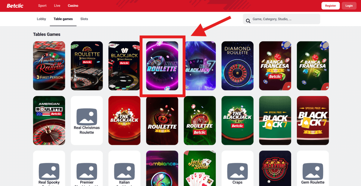 choisir un jeu de roulette en argent