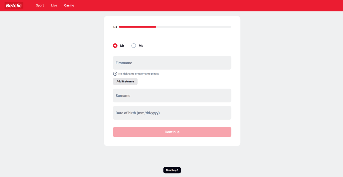 inscription betclic roulette