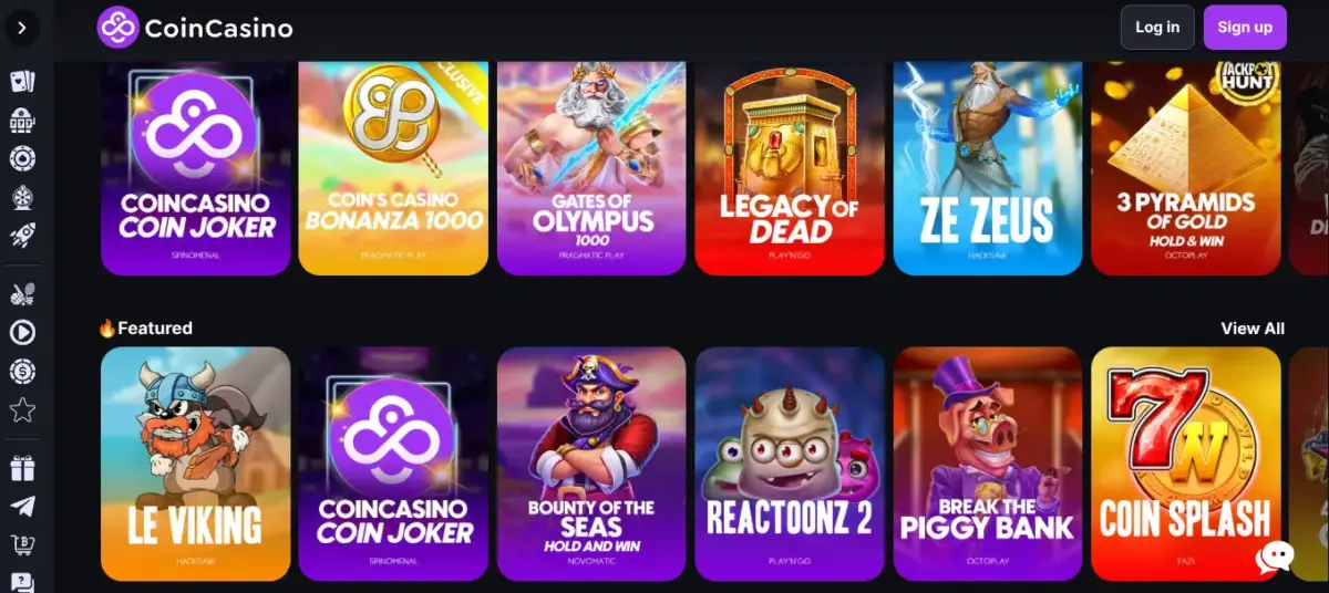 Coin casino meilleur casino en ligne Luxembourg